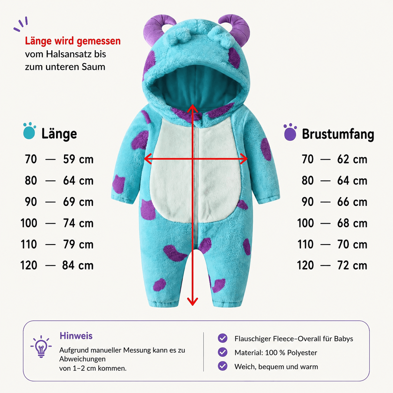 Snugglekins | Monster-Kuscheloverall