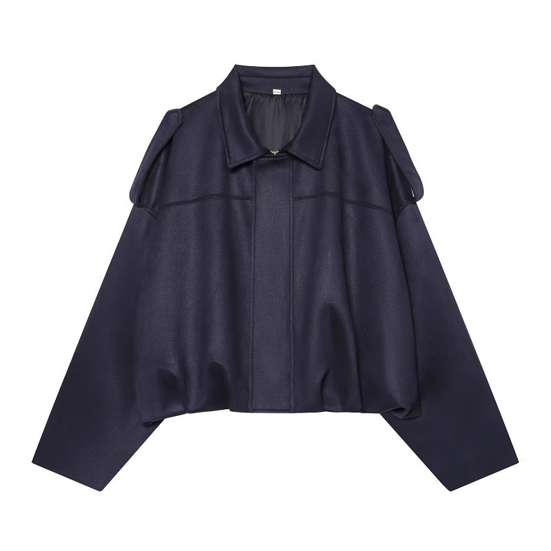 Vintage Oversize Jacke | Lässiger Cropped Fit