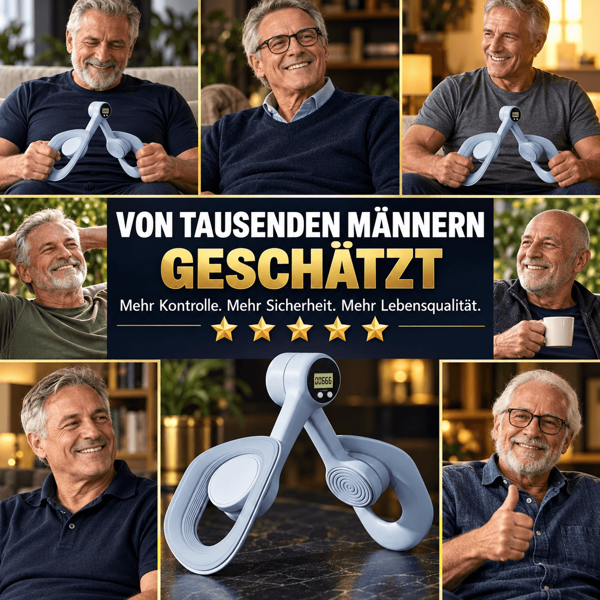 Beckenbodentrainer für Männer