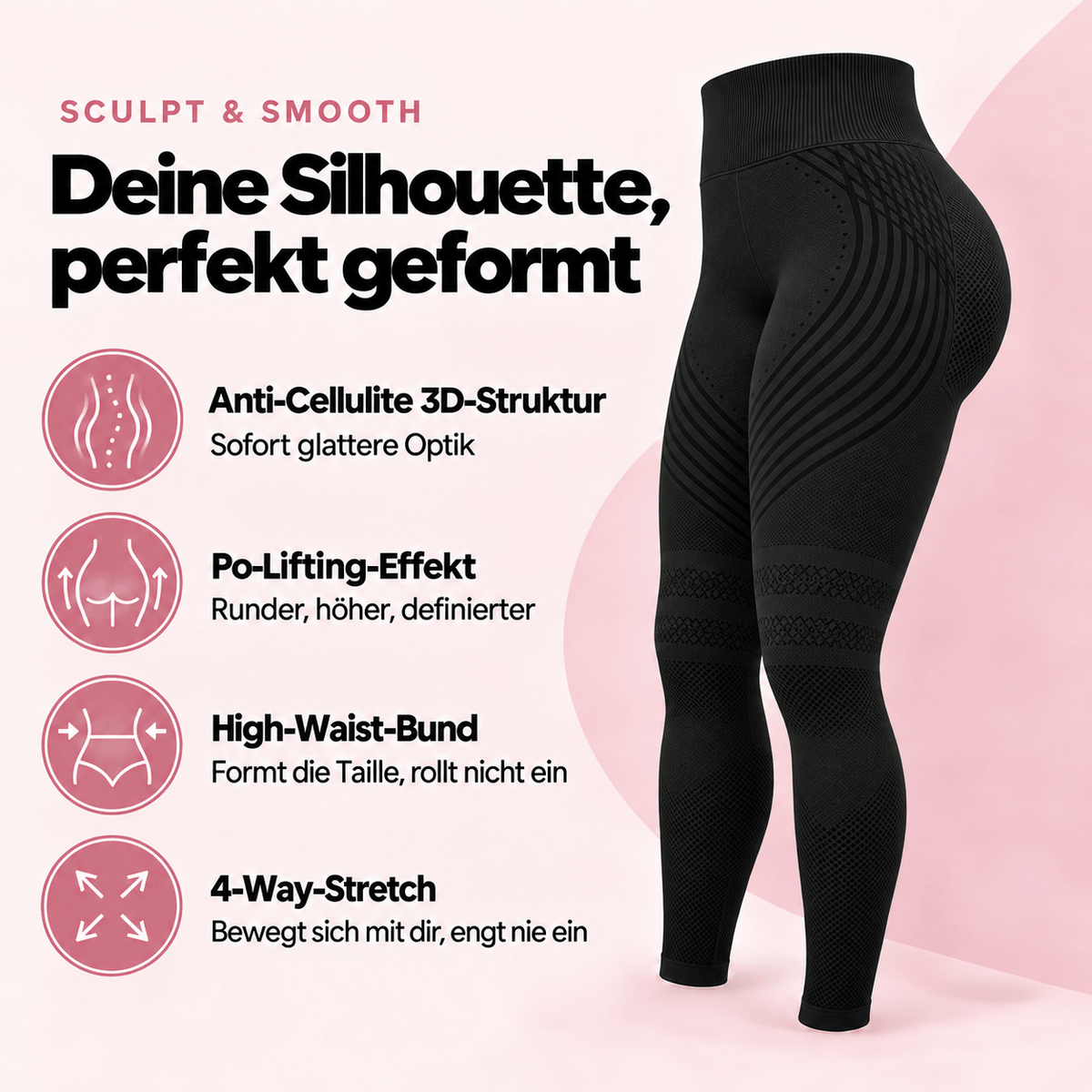 3D Anti-Cellulite Kompressionsleggings