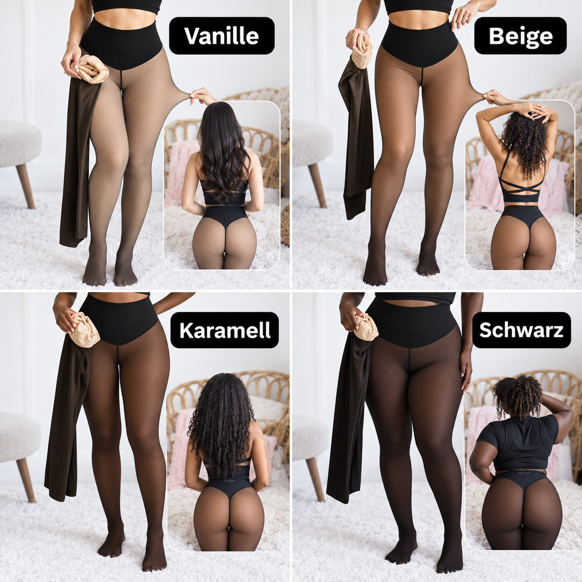 ThermoShape | Gefütterte Fleece Strumpfhose