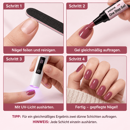 Volora™ One Step Gel – 3-in-1 Gel-Nagelstift