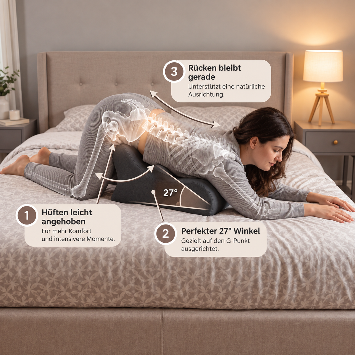 Moodie | 27° Intimitätskissen für mehr Nähe & Komfort
