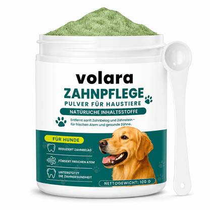 ZahnVital™ | Zahnpflegepulver für Hunde mit frischem Atem