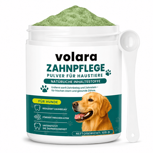 ZahnVital™ | Zahnpflegepulver für Hunde mit frischem Atem