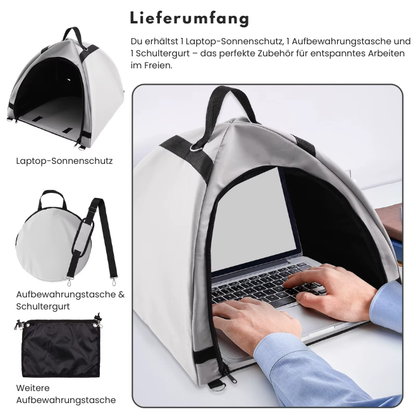 Laptop Sonnenschutz | Produktivitäts-Upgrade für unterwegs