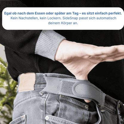 SideSnap | Schluss mit drückenden Gürteln