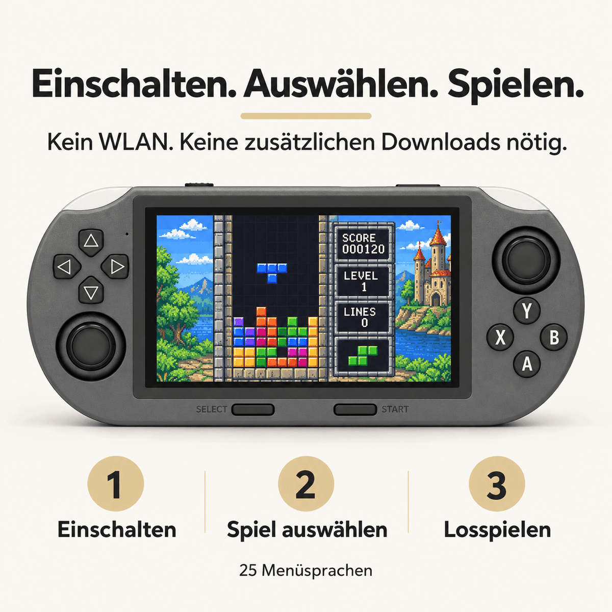 RetroGo™ – Deine Retro-Konsole mit 20.000 Spielen