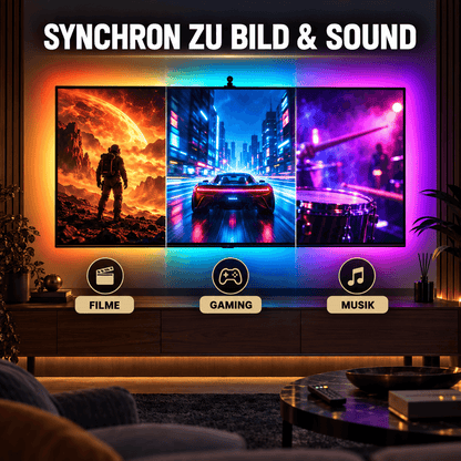 CineGlow™ Pro | Smarte TV-Hintergrundbeleuchtung