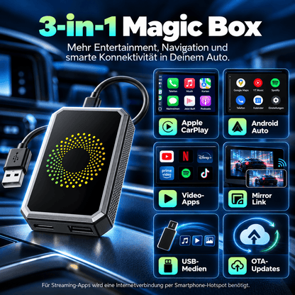 CarPlay Magic Box™ – Wireless CarPlay & Android Auto