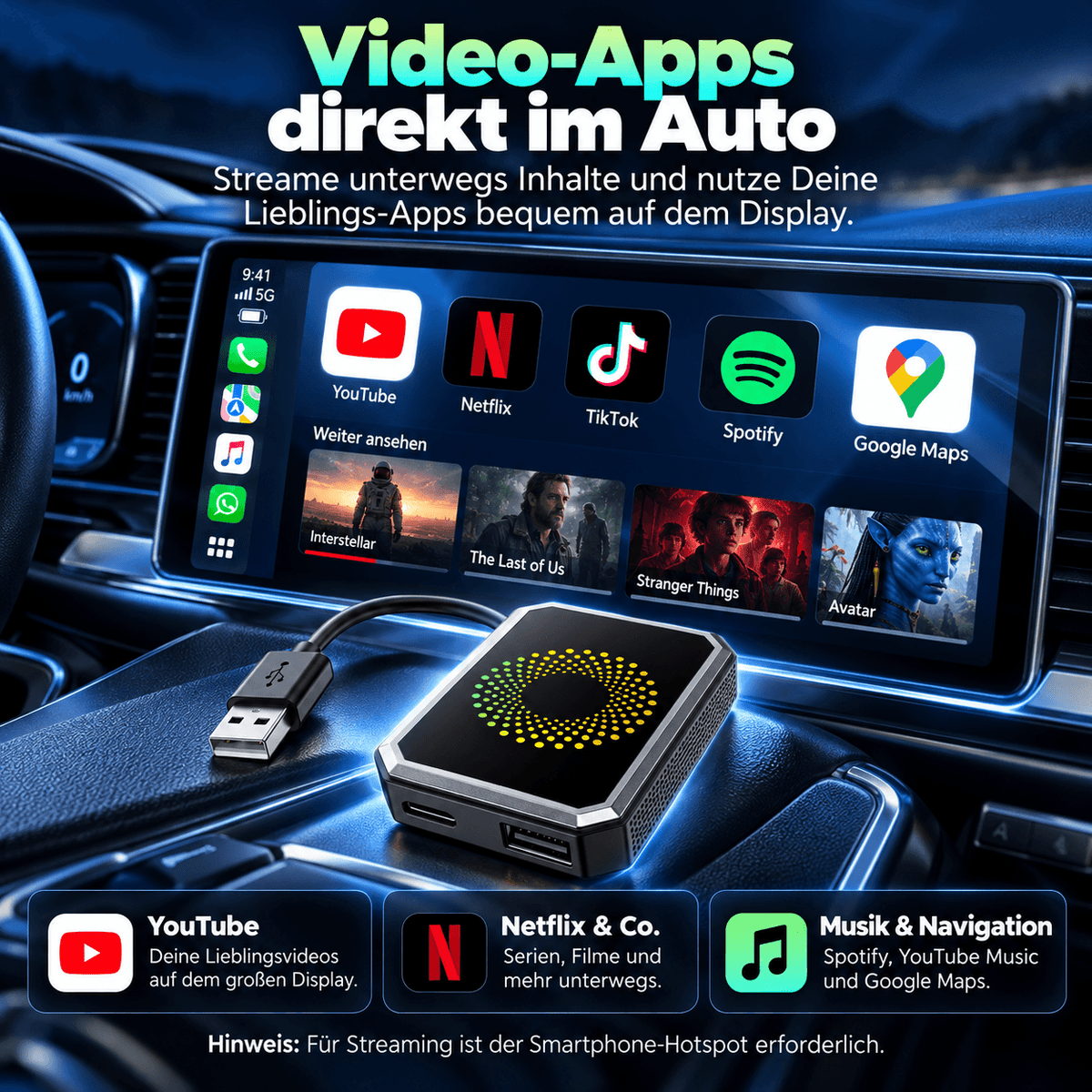 CarPlay Magic Box™ – Wireless CarPlay & Android Auto