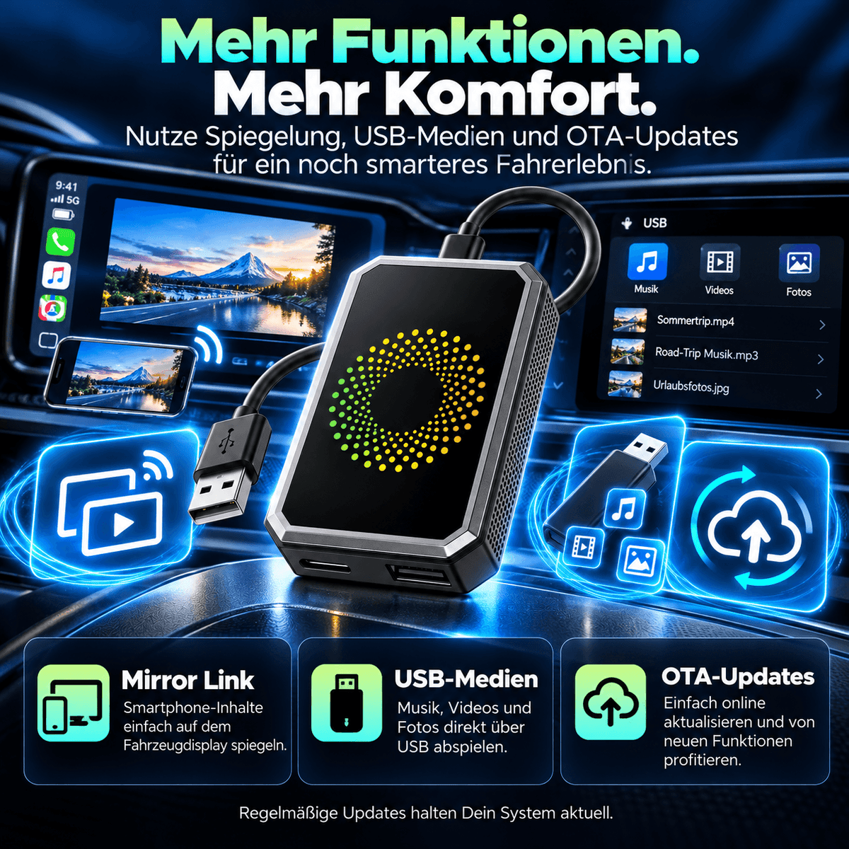 CarPlay Magic Box™ – Wireless CarPlay & Android Auto