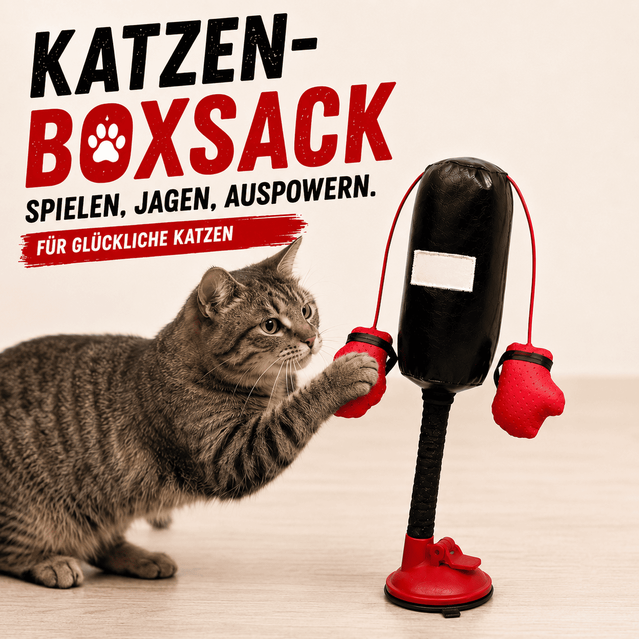 PunchPaw | Interaktiver Katzen-Boxsack