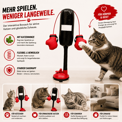 PunchPaw | Interaktiver Katzen-Boxsack
