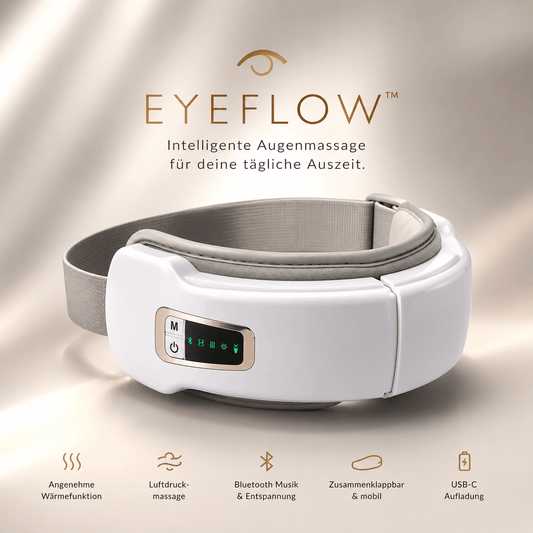 EyeFlow™ | Intelligente Augenmassage für deine tägliche Auszeit