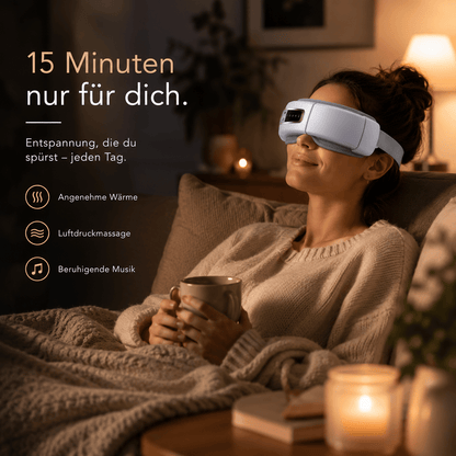 EyeFlow™ | Intelligente Augenmassage für deine tägliche Auszeit