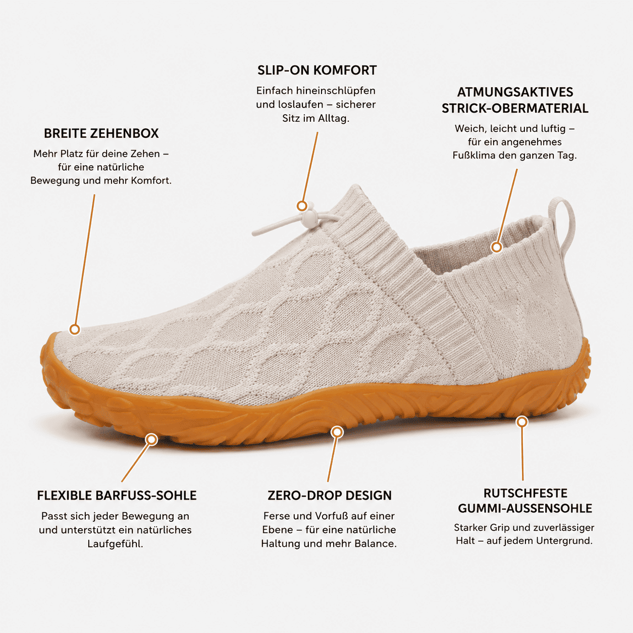 Summer Pro | Ergonomische Slip-On Barfußschuhe