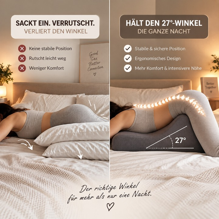 Moodie | 27° Intimitätskissen für mehr Nähe & Komfort