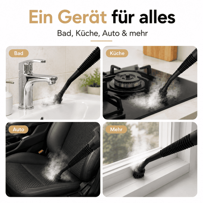Handdampfreiniger | Kraftvolle Reinigung ohne Chemie