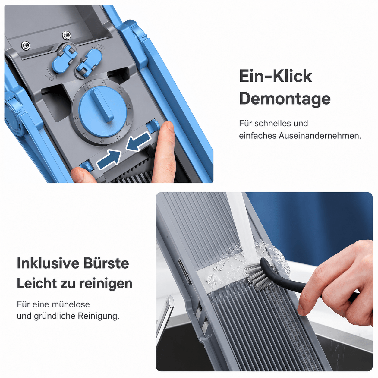SlicePro | Verstellbarer Gemüsehobel & Würfelschneider