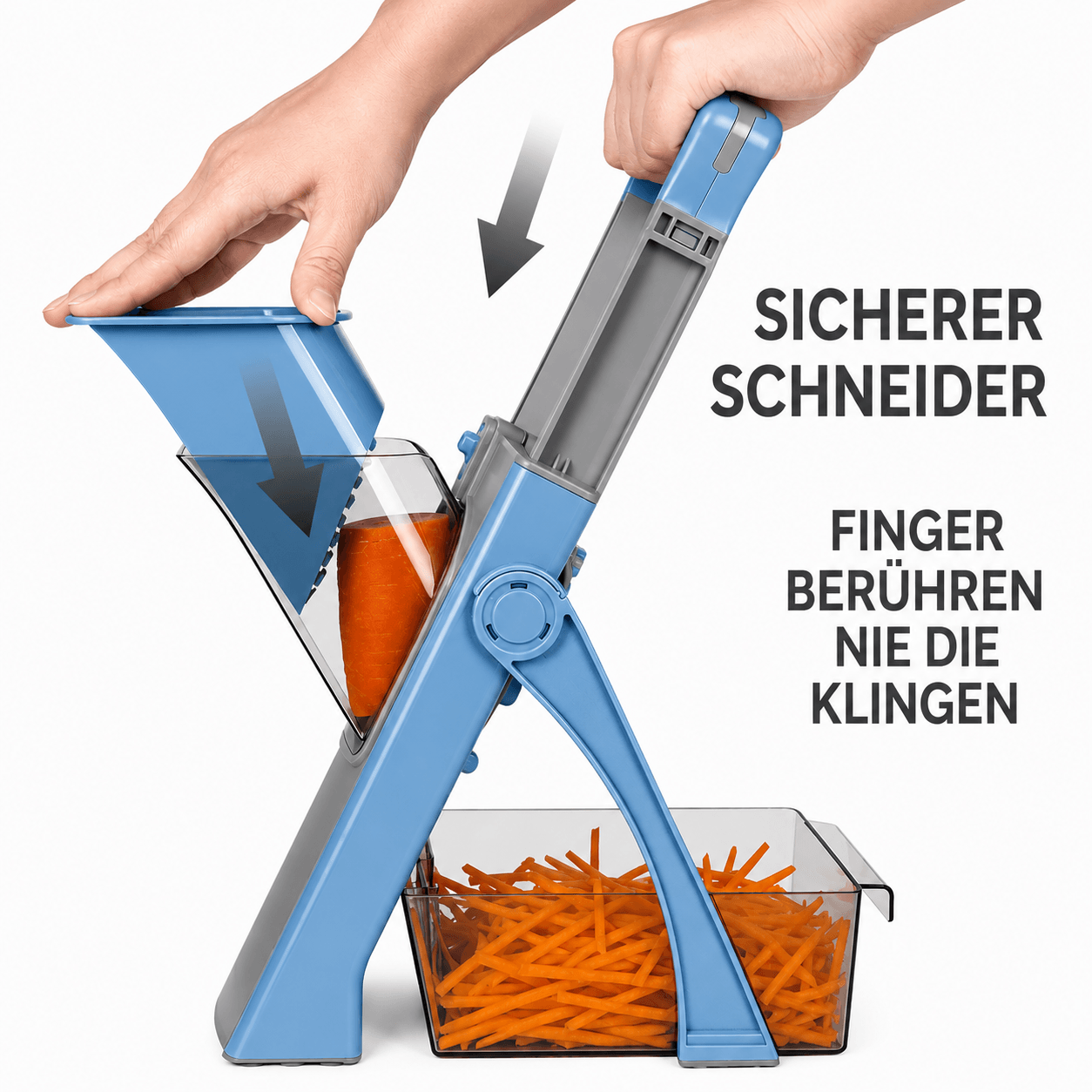 SlicePro | Verstellbarer Gemüsehobel & Würfelschneider