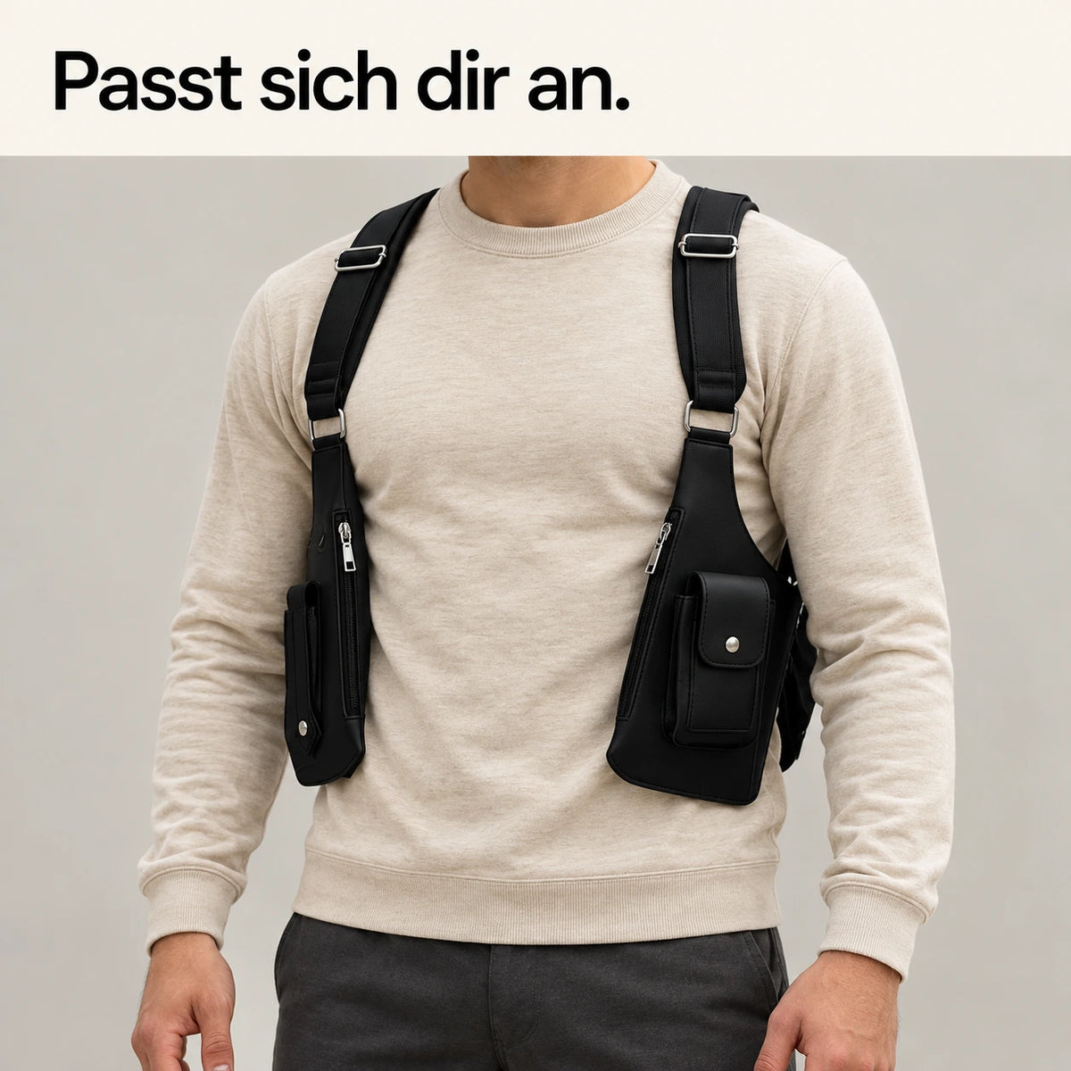 Schultertasche | Alles griffbereit, Hände frei