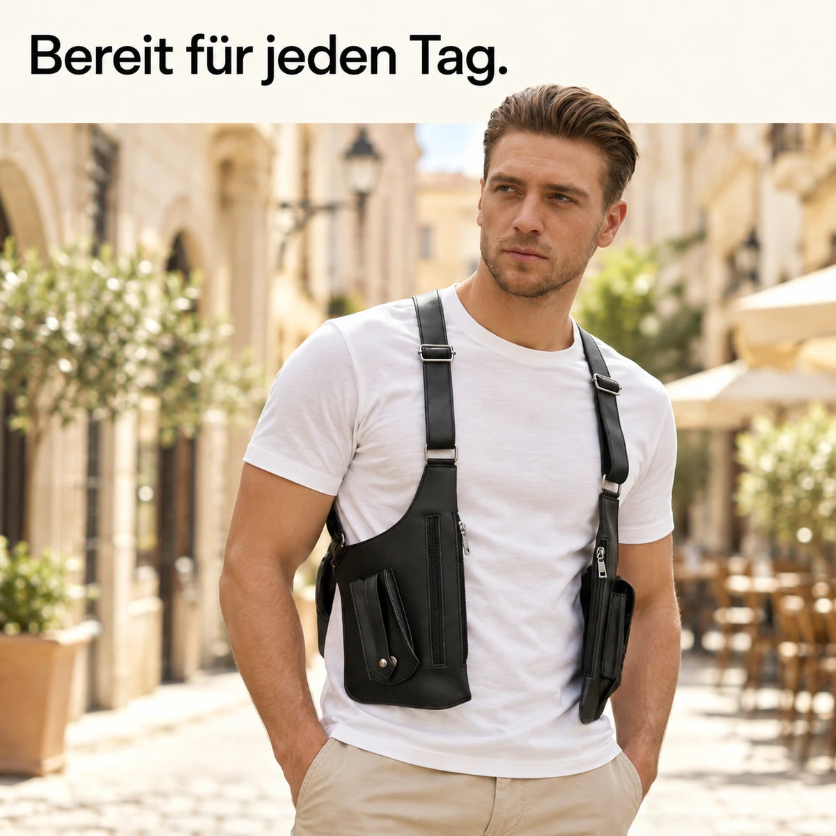 Schultertasche | Alles griffbereit, Hände frei