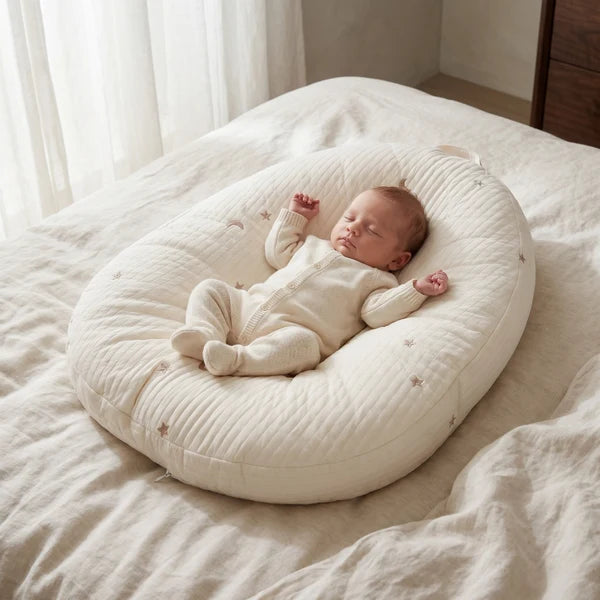 BabyWolke™ | Weiches Babynest mit 5°-Komfortwinkel