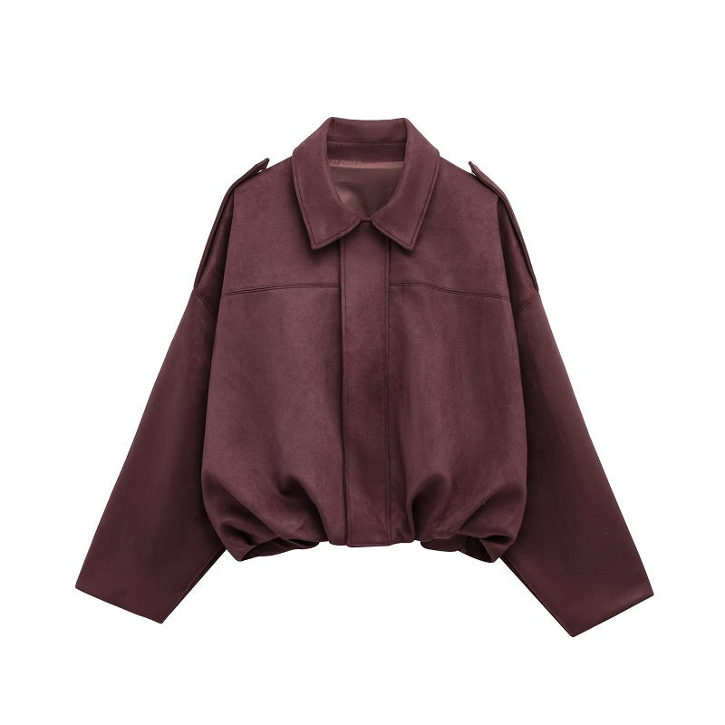 Vintage Oversize Jacke | Lässiger Cropped Fit