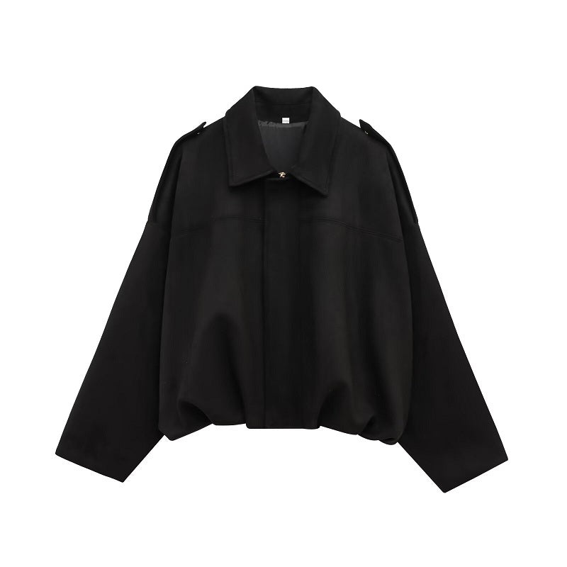 Vintage Oversize Jacke | Lässiger Cropped Fit