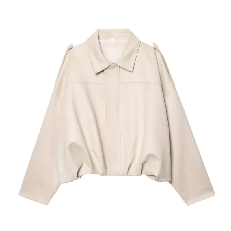 Vintage Oversize Jacke | Lässiger Cropped Fit