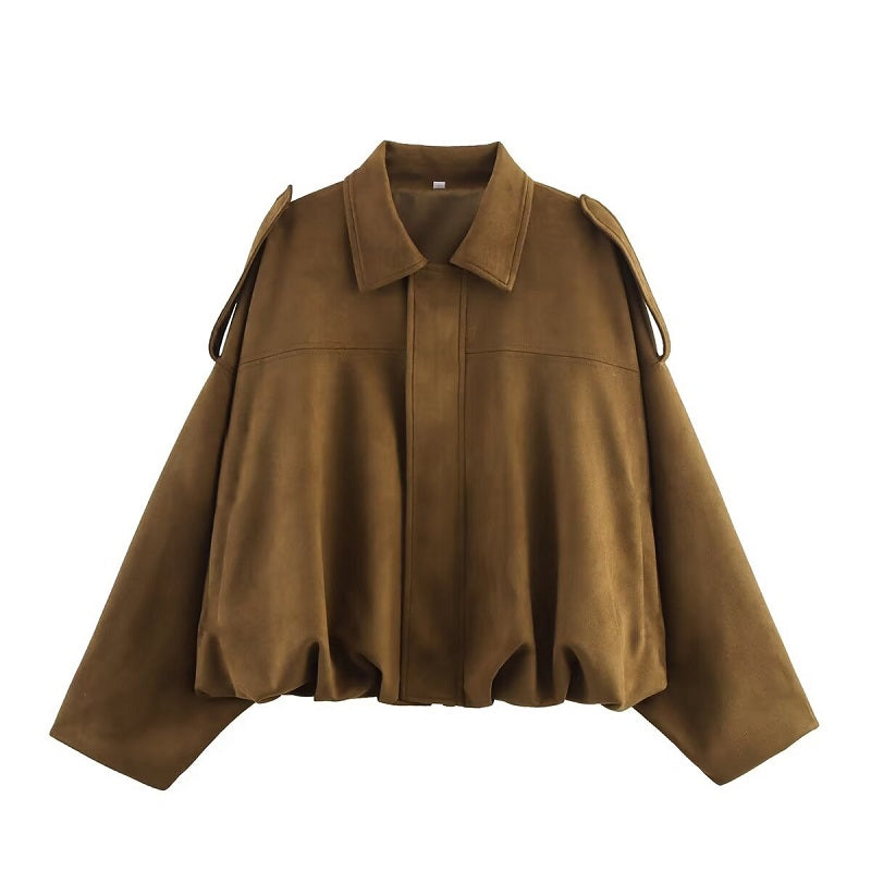 Vintage Oversize Jacke | Lässiger Cropped Fit
