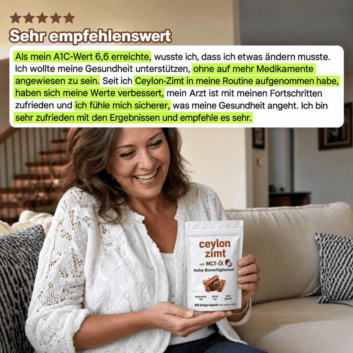 Ceylon Balance™ | Zimt-Softgels mit MCT-Öl