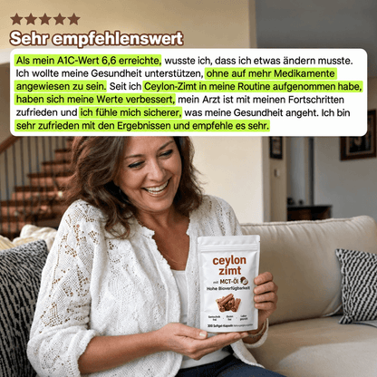 Ceylon Balance™ | Zimt-Softgels mit MCT-Öl
