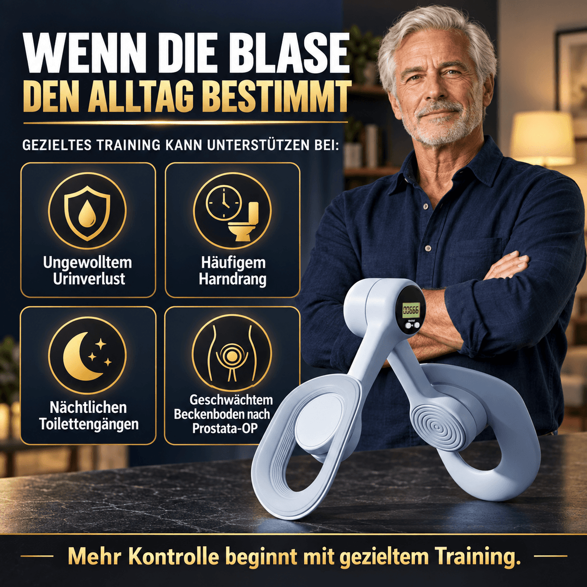 Beckenbodentrainer für Männer