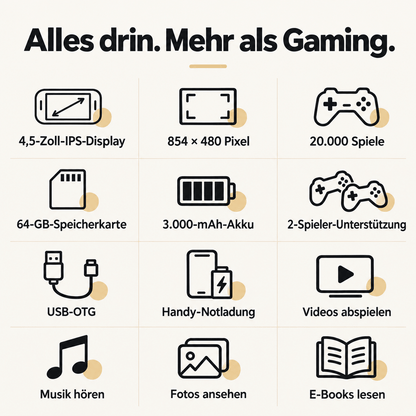 RetroGo™ – Deine Retro-Konsole mit 20.000 Spielen