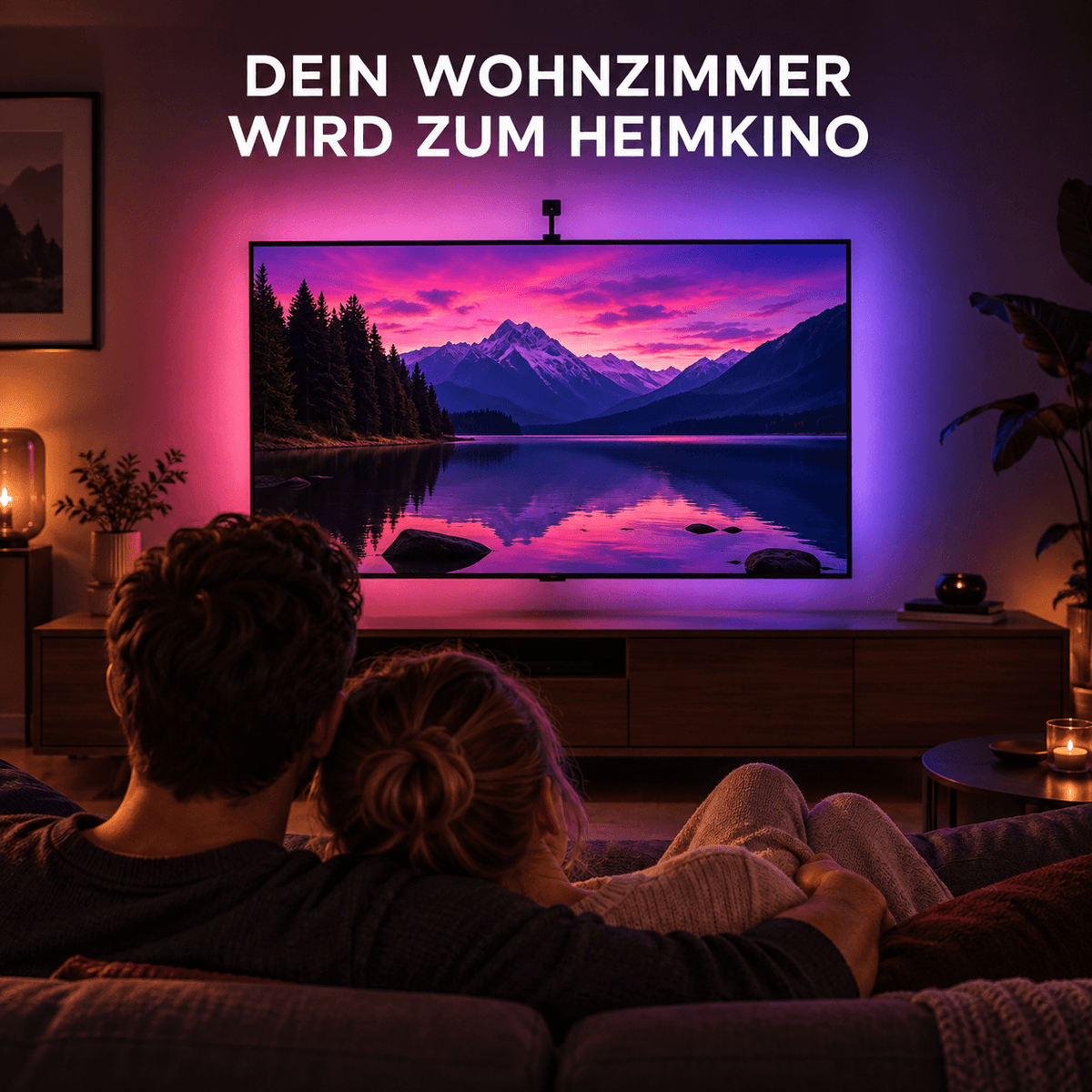 CineGlow™ Pro | Smarte TV-Hintergrundbeleuchtung
