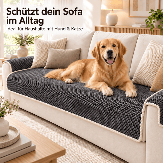SofaSchutz™ – Waschbare Sofaauflage für Haushalte mit Haustieren