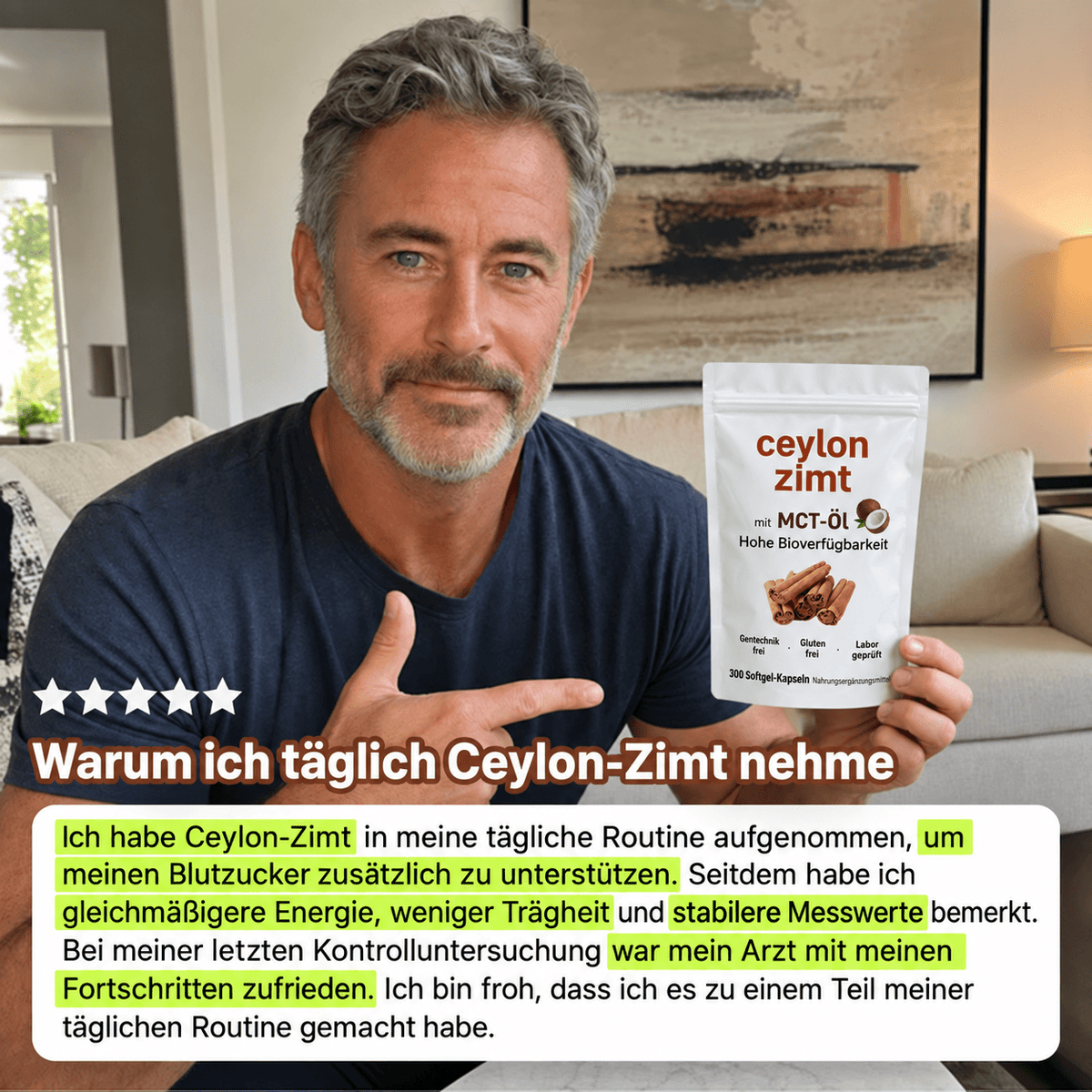 Ceylon Balance™ | Zimt-Softgels mit MCT-Öl