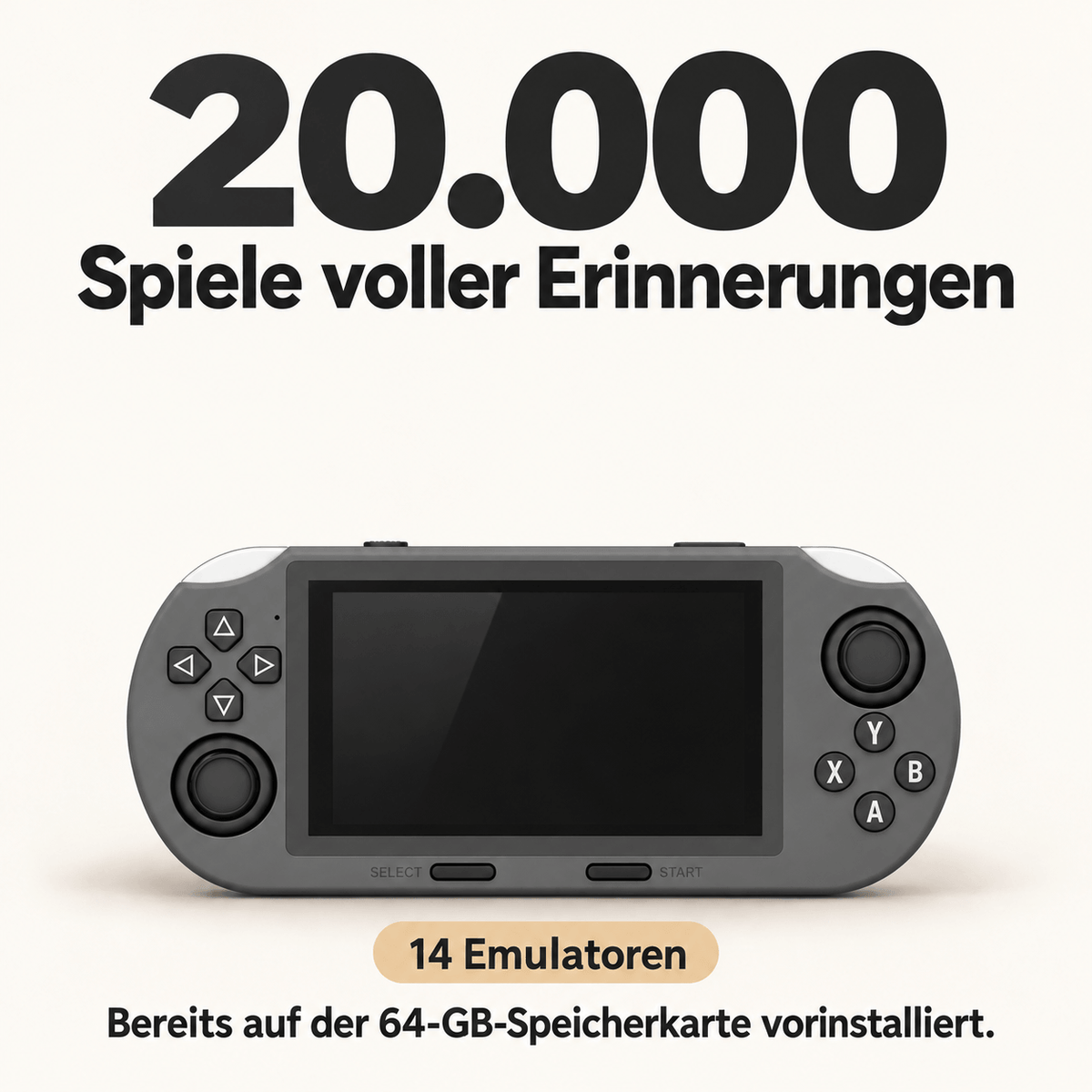 RetroGo™ – Deine Retro-Konsole mit 20.000 Spielen