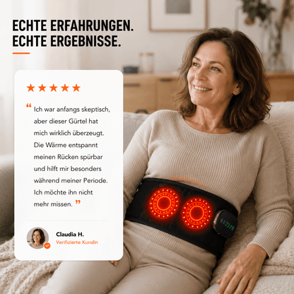 RelaxHeat Pro™ | Spürbare Wärme & Entspannung für deinen Rücken